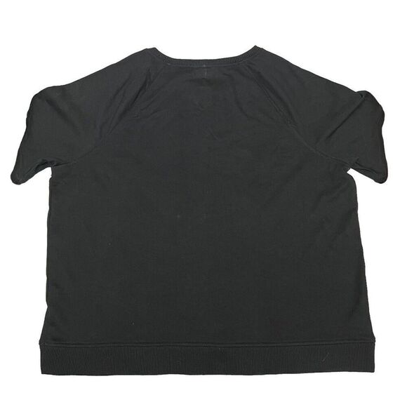 Fila‎ Short Sleeve Workout Gear Black Sweatshirt Logo Style Top  FILA Plus 1X - Picture 5 of 7